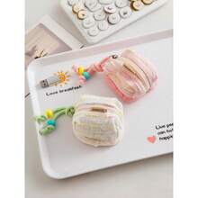 1 Cute Portable Change Bag, Wireless Bluetooth Headset Storage Bag, Data Cable Storage Protective Case, Headset Bag. - Multicolor - View 5