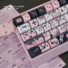 Sweet & Cool Black Cat MOA Side-Engraved Keycaps, Compatible With Mechanical Keyboards - View 2