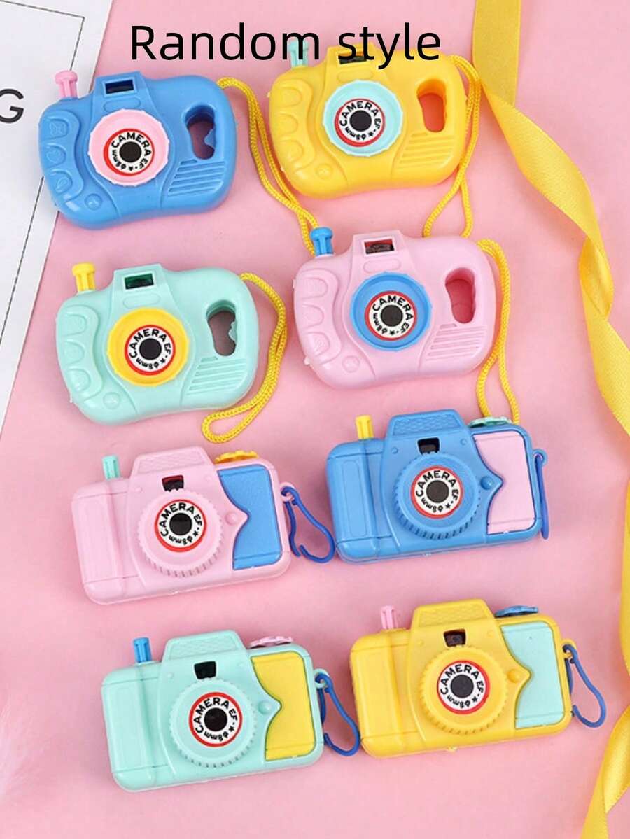 10 piezas Juguete con forma de cámara de colores aleatorios, perfecto para regalos de fiestas de cumpleaños y relleno de piñatas - Multicolor - Ver 1