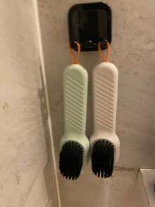 1pc Shoe Brush, Plastic Clothing Cleaning Brush, Household Cleaning Tool - Multicolor - View 8