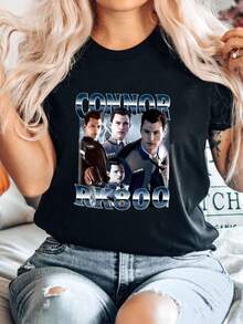 Women T-Shirts - 黑色 - 查看 1