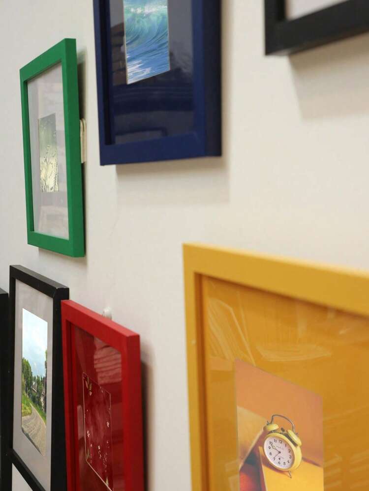 1pc/3pcs Rainbow Series Colored Cardstock Photo Frames, 6", 7", 8", 10", 12" Sizes, Suitable For Gallery Wall Or Living Room Wall Decor, Can Be Used As Valentine's Day Or Teacher's Day Gifts, Photo Paper Not Included Birthday Graduation - Multicolor - View 11