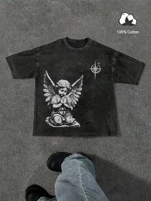 Men T-Shirts - 黑色 4 - 查看 8