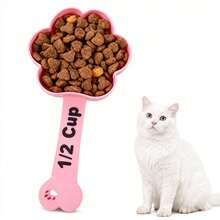 Durable Plastic Pet Food Scoop/Easy-To-Clean Shovel Suitable For Mixed Dog And Cat Wet Food, Random Color, Perfect For Pet Feeding - 200ml - View 2