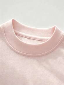 Graphic Cotton T-Shirt Double-Sided Printed T-Shirt, Unisex,Casual Men's Cotton T-Shirt. Y2K,Oversize Plus Size Men's S To 5XL,Summer Tee - 粉色 - 查看 3