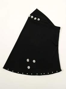 1件/2件裝 女款時尚素色穆斯林希賈布，優雅舒適便捷均碼內帽，防曬水晶亞麻頭巾，適合日常穿著 - 多色 - 查看 16