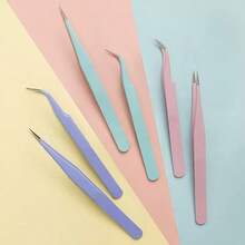 2pcs Tweezers, Stickers And Washi Tape Picker, Multi-Functional Stationery, DIY Scrapbooking, School Supplies, Back To School - Multiple Styles - View 4