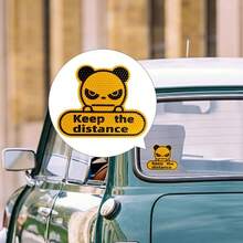 Reflective Stickers For Cars Keep The Distance Sticker Weather Proof Car Stickers Waterproof Panda Stickers For Trucks - A - View 3