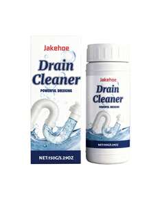 JUE FISH Powerful Pipe Dredging Agent - Quick Clog Remover For Kitchen & Bathroom Drains, Heavy Duty Hair, Grease, Soap Scum Dissolver Powder, Professional Sewer Clean Agent For Sinks, Showers, Toilets - Multicolor - View 9