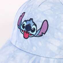 Cerdá Stitch Kappe mit gebogenem Schirm, offiziell lizenziertes Disney-Produkt | Verstellbare, leichte und bequeme Kinderkappe für Jungen und Mädchen, ideal für den Sommer und den täglichen Gebrauch - Blaue Zunge - Übersicht 3