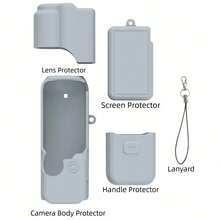 Silicone Gimbal Camera Protective Case Full Protection Portable Screen Protector Anti-Scratch Lens Cover For Osmo Pocket 4 - View 6