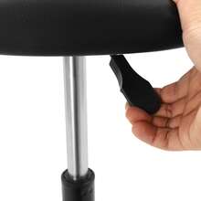 YUNRUX Taburete con ruedas ajustable Silla de taller ajustable para taller mecánico - A - Ver 5