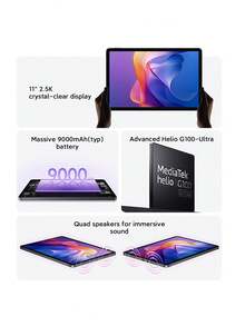 Redmi Pad 2 平板電腦 全球版 4GB+128GB MediaTek Helio G100-Ultra 處理器 Xiaomi HyperOS 2 作業系統 11 吋螢幕 2560 X 1600 解析度 9000mAh 電池 18W 快充 - 紫色 - 查看 2