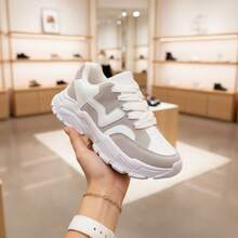 Women Casual Shoes - 灰色拖拉機 - 查看 2