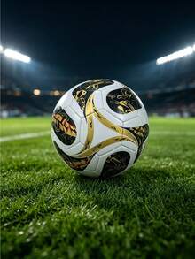 1pc Size 5 Standard Soccer Ball, Indoor/Outdoor Universal, Competition Training Ball, Gift Inflatable PU Leather Multicolor Team Sports Football (Football Shipped Deflated) - Multicolor - View 5