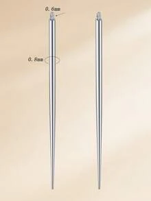 Piercing Tapered Dilator Insertion Tool With Threaded And Non-Threaded Insertion Needles 14G/16G/18G/20G Piercing Needle Auxiliary Tool Dilator Auxiliary Tool - Silver - View 8