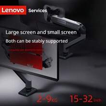 1pc Lenovo AM210 Ergonomic Single Monitor Stand, Solid Aluminum Alloy Desktop Screen Mount, Hidden Cable Management System, Smooth Floating Design, Stable Installation, 10-Year Wear-Resistant Metal Frame, Relieves Office Neck Fatigue - View 8