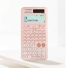 417 多功能科學計算機 - 為學生考試設計，學生與辦公使用的理想選擇，經濟實惠且外觀高級，返校季 - 粉色 - 查看 5