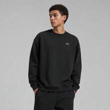 Alo Yoga Alo Accolade Black Crew Neck Pullover - 黑色 - 查看 8