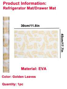 1/4pcs Waterproof Refrigerator Mat - Moisture-Proof, Non-Slip, Washable And Reusable. Made Of EVA Material With Novel Lemon Pattern. Suitable For Refrigerator And Kitchen Decoration. Door Mat, Personalized Gift, Kitchen Essential, Tool, Kitchen Gadget, Kitchen Supplies, Sushi, Cooking, Kitchen, Kitchen Accessories - Multicolor - View 12