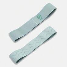Powcan 臀部彈力帶套組 健身阻力帶，女性腿部與臀部運動拉力帶，皮拉提斯瑜伽入門拉伸帶－4種漸進強度健身帶 - 彩色 - 查看 8