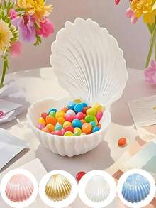 Kotak Hadiah Cangkang Plastik, Kotak Permen Cangkang, Kotak Perhiasan Mini Multifungsi, Kotak Permen, Kotak Cincin, Stand Pajangan Perhiasan, Cocok Untuk Pernikahan, Pesta Lajang, Pesta Ulang Tahun, Pesta Bertema Hawaii, Pesta Bayi dan Pemberian Hadiah Umum - Berbagai gaya - View 2