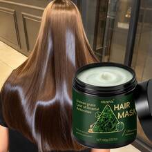 SUMVX Usman Herbal Cypress Hair Mask, Contains Natural Plant Extracts, Deep Cleansing, Easy-Rinse Foam, Quickly Removes Impurities And Oil, Suitable For All - 100g/3.527oz - View 7