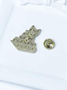 Black Cat Book Brooch Cute Gothic Enamel Pin Witchy Style Badge For Backpack Jacket Decoration - Black and White - View 4