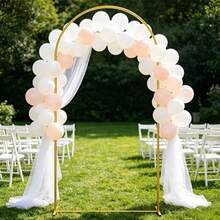 6FT Wedding Arch Door Backdrop Stand Flower Display Frame Backdrop Metal Rack - View 8
