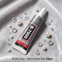 B-7000 無色透明工業級水晶鑽膠，110ml/50ml/25ml/15ml，適用於布料、手機、珠寶、水晶寶石、木材、玻璃 - B-7000 - 查看 15