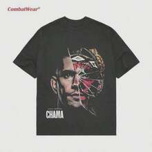 Nueva Llegada, FriendlyCombatWear 2026 Alex Pereira Camiseta Deportiva Talla Grande, Camiseta de Entrenamiento MMA, Ultra Cotton 100% Algodón, Regalo para Él - Negro - Ver 1