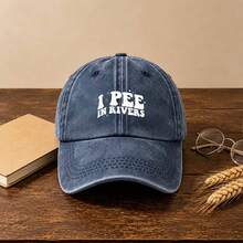 1pc Gothic Casual Washed Men Hat,Letters "IPEE"Printing, Unisex Fashion, Provides Shade & Sun Protection, Perfect For Outdoor Activities. - Multicolor - View 13