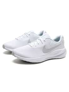 Men's Running Shoes 2026 New REVOLUTION 7 Cushioned Lightweight Breathable Road Running Shoes FB2207-100 - White - View 1