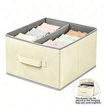 1 pieza Estantería colgante de 3/4/5/6 niveles, organizador de almacenamiento de ropa suspendido color beige con bolsillo, opciones de color gris/negro - Multicolor - Ver 34
