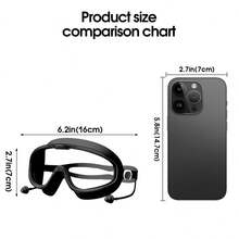 High Definition Anti-Fog Swimming Goggles Unisex Large Frame Swimming Goggles With Earplugs - A - View 4