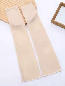 High Elasticity Solid Color Sun Protection Arm Sleeves, Versatile Breathable Long Arm Sleeves, Solid Color Casual Polyester (Polyester) Sleeveless, Daily All Season - Multicolor - View 10
