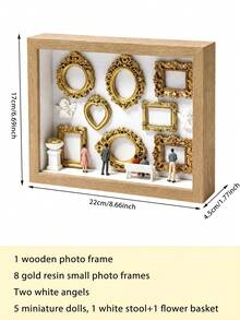 DIY Mini Museum Display Case - Celebrate Your Precious Memories In A Unique Way, With Customizable Photo Display And Miniature Figurine Display Frame Set, Personalized And Unique Decorative Collectible - Multicolor - View 12