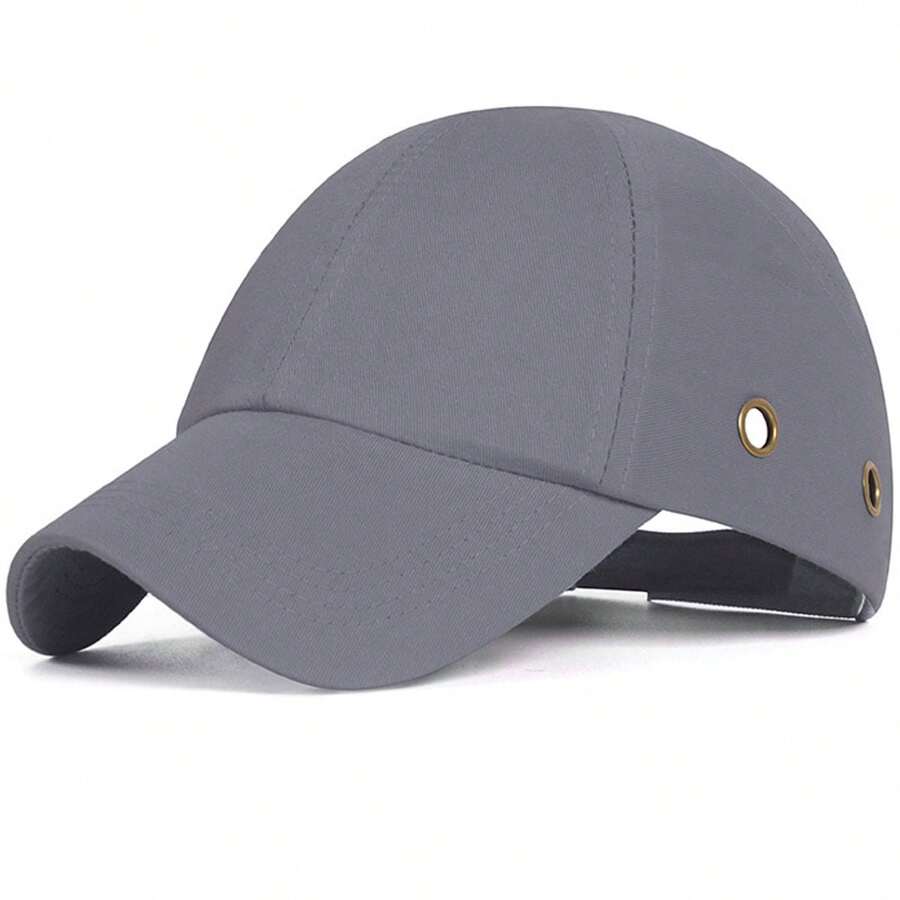 Bone com Capacete EPI Obra Construçao Segurança Casquete Trabalho Reparo Conserto Oficina Proteçao Eficiente Resistente - A - Visão 1