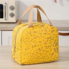 New Fashion Large Capacity Lightweight Ink Pattern Insulated Bag, Reusable, Suitable For Work, School, Commute, Lunch Box, Outdoor Travel Cooler Bag, Picnic Bag, Lunch Bag, Dinner Bag, Non-Food Contact - Multicolor - View 8