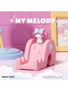 官方授權 Sanrio 角色滑動式手機支架，多角色可調角度桌面裝飾，適用居家與辦公室，Hello Kitty 房間裝飾，成人桌面收納架，14 歲以上 - 淺藍色 - 查看 11