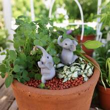 Supporto per vaso da piante a forma di elefante rampante, abbraccio vaso da fiori a forma di tartaruga, statua di tartaruga in resina, abbracci vaso divertenti per vasi da piante, abbraccio vaso da fiori carino, recinzione da giardino, balcone, patio, cortile - Oggetto decorativo - Visualizzare 5