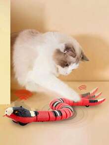 Smart Interactive Cat Toy, Automatic Electric Snake, Cat Teaser Game, USB Rechargeable, Suitable For Cats, Dogs And Other Pets, Self-Play Kitten Hunting Toy - View 5