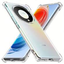 Honor Magic 5 Lite 5G / Honor X9A 手機殼，強化護角相機保護，透明防震薄款柔軟 TPU 手機殼 - 無色 - 查看 1