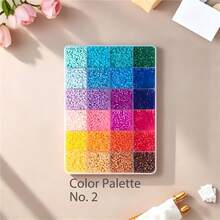 2.6mm Fuse Bead Creative Handmade Craft Kit Box, Perler Bead Puzzle Keychain DIY Pendant Making Materials, Suitable For Hobbyists, Can Create Various Patterns, Applicable For Birthday, Graduation, Valentine's Day, Party Gifts And Handmade Gifts For Family, Friends, Classmates - Multicolor - View 13