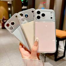 CteGlodrix New Acrylic Phone Case, Instant Transformation 17 Bubble Design, Suitable For 17 Pro Max / 11 / 12 / 13 / 14 / 15 / 16 Pro Series, Cute Candy Color, Skin-Friendly Anti-Slip Back Cover Protective Shell - Baby Pink - View 5