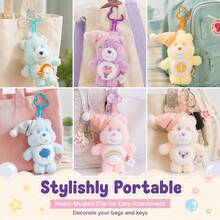 Care Bears 15cm 毛絨吊飾鑰匙圈 可愛睡熊掛鉤包飾 書包裝飾 包包配件 背包禮物 - 彩色 - 查看 8