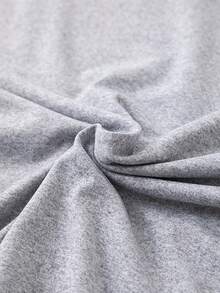 2026 Sommer Neue Kollektion 100% Baumwolle Y2K-Musterdruck Modisches Rundhals-T-Shirt, Standardgröße Damenbekleidung, Damenmode - Hellgrau - Übersicht 4