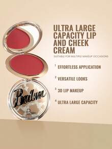 Pudaier Large Capacity Lip Mud Palette, Smooth Texture Easy To Apply, Long-Lasting Moisturizing, Matte Finish, Multi-Functional Blush Eyeshadow, Vibrant Color, Convenient Storage Essential Makeup Tool - #08 - View 3