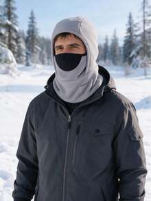 Masker Balaclava Bulu Domba Unisex, Masker Wajah Musim Dingin Hangat Tahan Angin, Masker Wajah Jaring Bernapas, Cocok untuk Mengendarai Sepeda Motor, Bersepeda, Snowboarding, Berburu, dan Perlengkapan Cuaca Dingin - Masker - View 2