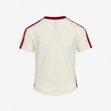Adidas SLIM FIT TIRO Women's V-Neck Slim Fit Short Sleeve T-Shirt - Jade White - Hanyu White - View 5